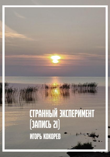 Обложка книги  «Странный эксперимент. Запись 21»