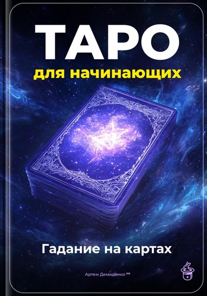 Обложка книги  «Таро для начинающих: Гадание на картах»