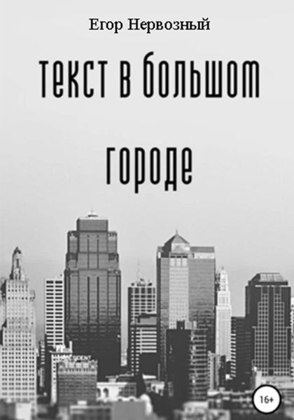 Обложка книги  «Текст в большом городе»