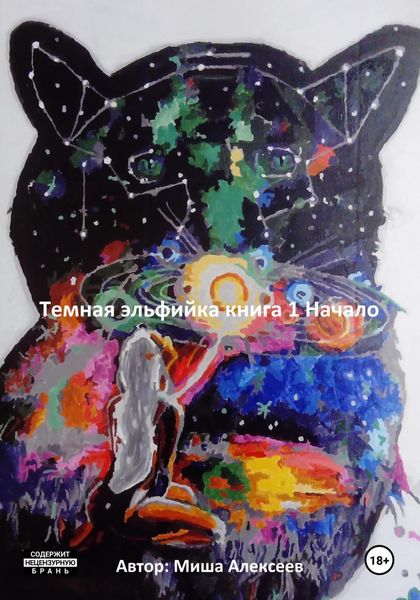 Обложка книги  «Темная эльфийка. Книга 1. Начало»