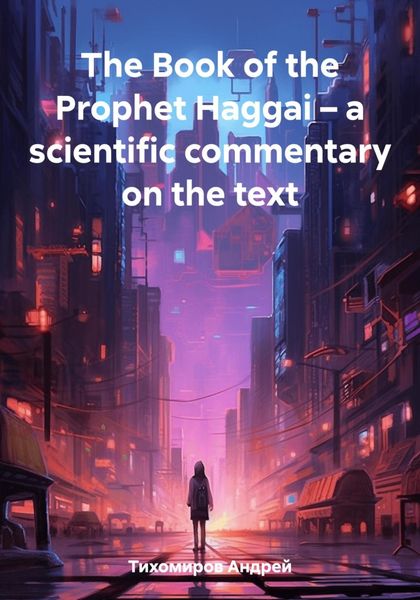 Обложка книги  «The Book of the Prophet Haggai – a scientific commentary on the text»