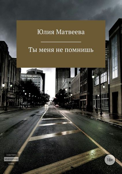Обложка книги  «Ты меня не помнишь»