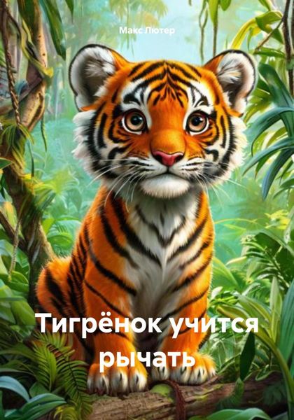 Обложка книги  «Тигрёнок учится рычать»