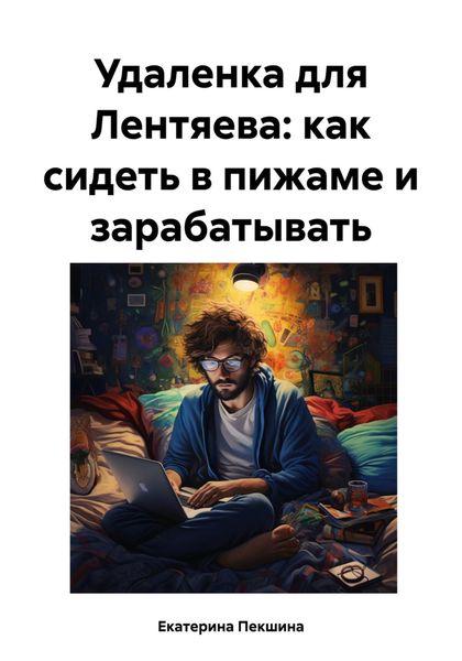 Обложка книги  «Удаленка для Лентяева: как сидеть в пижаме и зарабатывать»