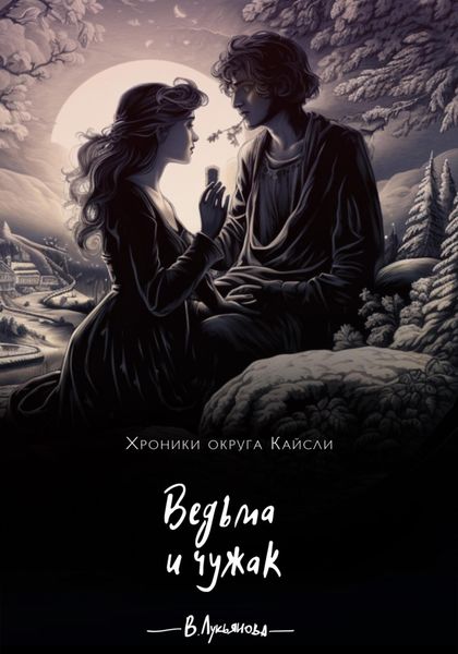 Обложка книги  «Ведьма и чужак»