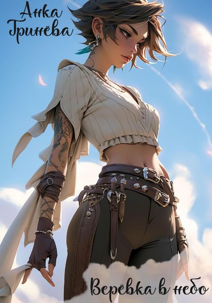 Обложка книги  «Веревка в небо»