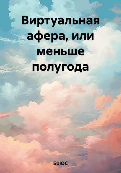 Обложка книги  «Виртуальная афера, или меньше полугода»