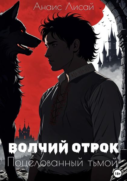 Обложка книги  «Волчий отрок. Поцелованный тьмой»