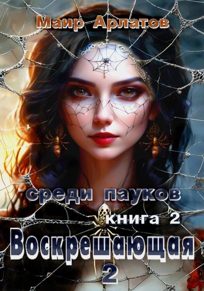 Обложка книги  «Воскрешающая 2. Среди пауков. Книга вторая»