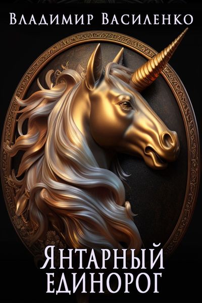 Обложка книги  «Янтарный единорог»