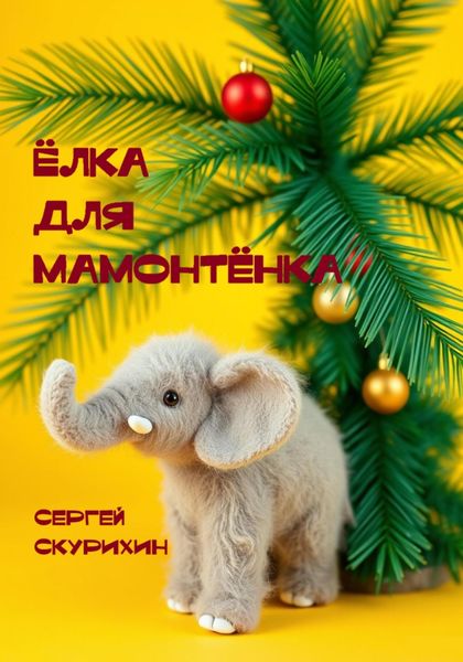 Обложка книги  «Ёлка для мамонтёнка»