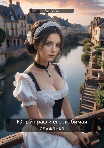 Обложка книги  «Юный граф и его любимая служанка»
