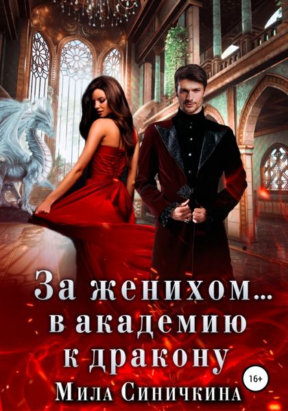 Обложка книги  «За женихом… в академию к дракону»