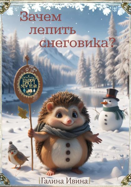 Обложка книги  «Зачем лепить Снеговика?»