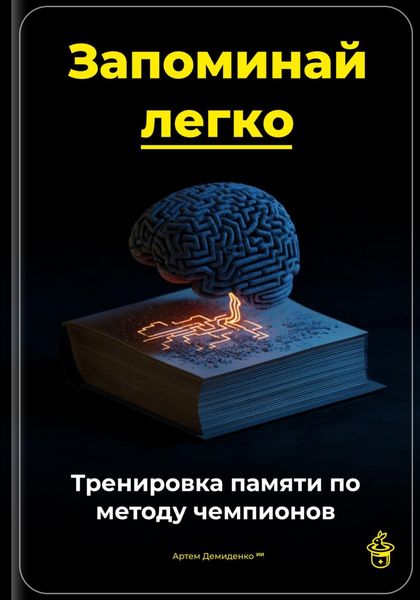 Обложка книги  «Запоминай легко: Тренировка памяти по методу чемпионов»