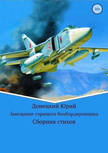 Обложка книги  «Завещание горящего бомбардировщика»