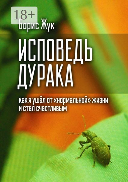 Обложка книги  «Исповедь дурака. Как я ушёл от «нормальной» жизни и стал счастливым»
