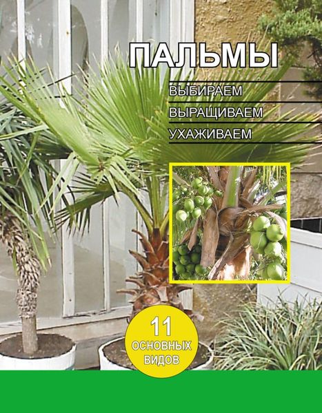 Обложка книги  «Пальмы. Выбираем, выращиваем, ухаживаем»