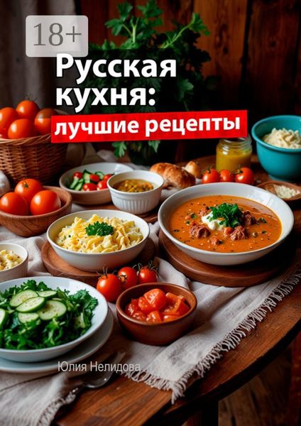 Обложка книги  «Русская кухня: Лучшие рецепты»