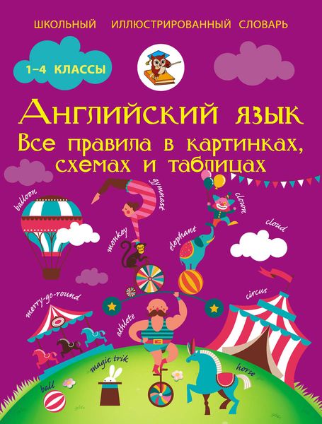 Обложка книги «Английский язык. Все правила в картинках, схемах и таблицах»