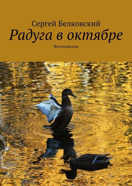 Обложка книги «Радуга в октябре. Фотоновеллы»