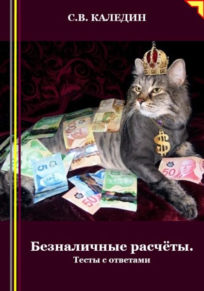 Обложка книги  «Безналичные расчёты. Тесты с ответами»
