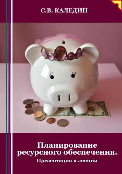 Обложка книги  «Планирование ресурсного обеспечения. Презентация к лекции»