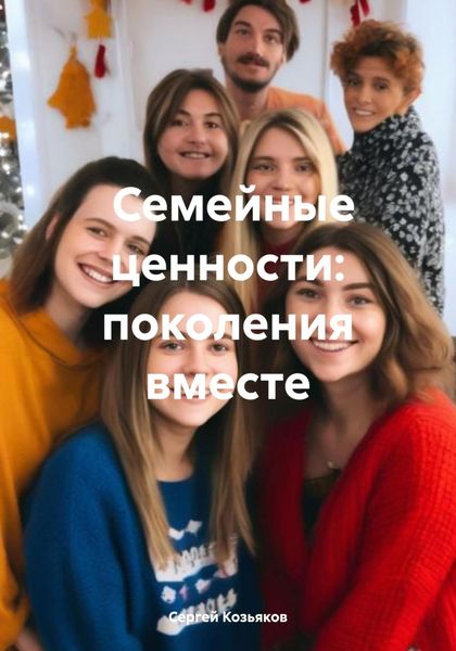 Обложка книги  «Семейные ценности: поколения вместе»