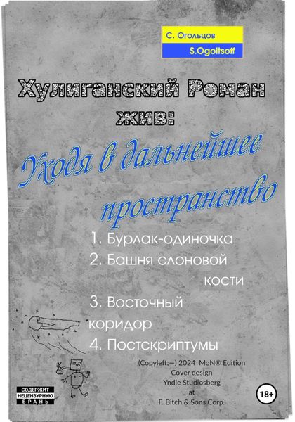 Обложка книги  «Хулиганский Роман жив: Уходя в дальнейшее пространство»