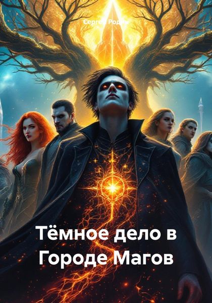 Обложка книги «Тёмное дело в Городе Магов»