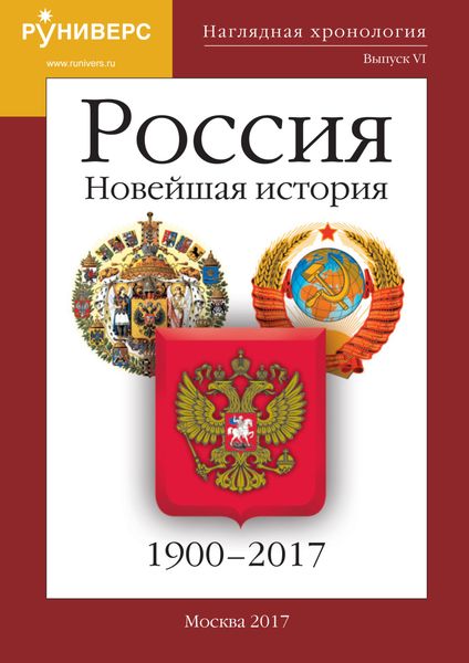 Обложка книги «Наглядная хронология. Выпуск VI. Россия. Новейшая история. 1900 – 2017»