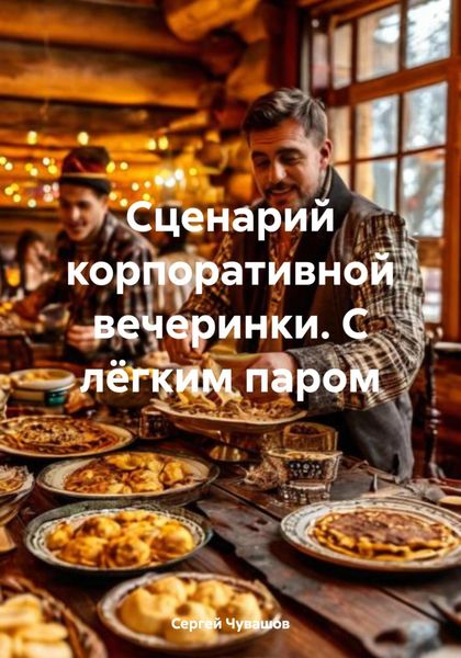 Обложка книги  «Сценарий корпоративной вечеринки. С лёгким паром»