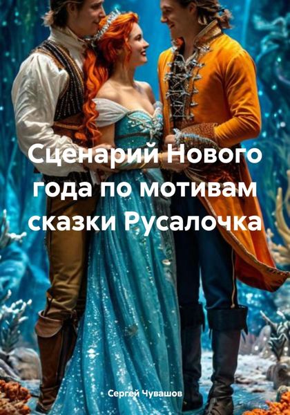 Обложка книги  «Сценарий Нового года по мотивам сказки Русалочка»