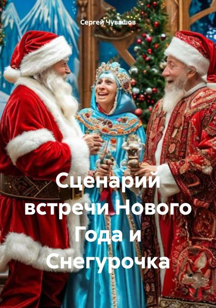 Обложка книги  «Сценарий встречи Нового Года и Снегурочка»