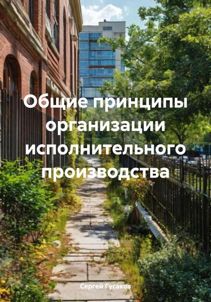 Обложка книги «Общие принципы организации исполнительного производства»