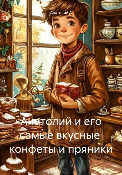 Обложка книги  «Анатолий и его самые вкусные конфеты и пряники»