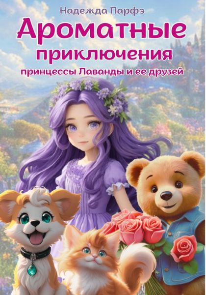 Обложка книги  «Ароматные приключения принцессы Лаванды и ее друзей»