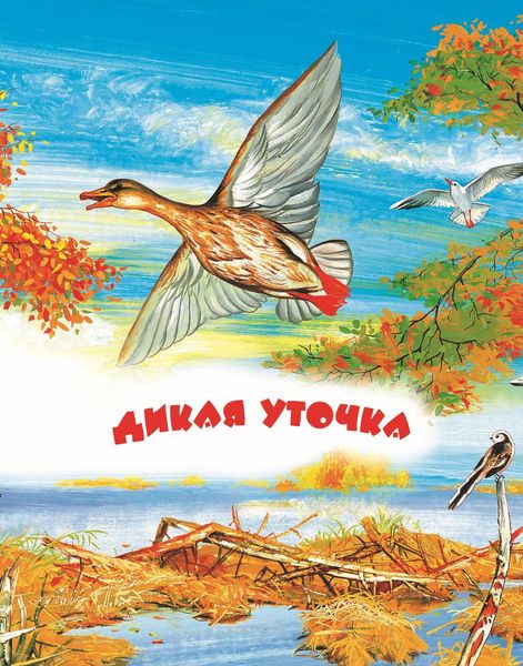 Обложка книги  «Дикая уточка. Читаем по слогам»