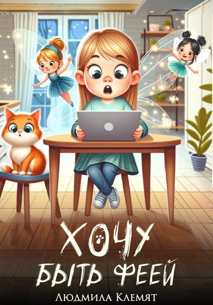 Обложка книги  «Хочу быть феей!»