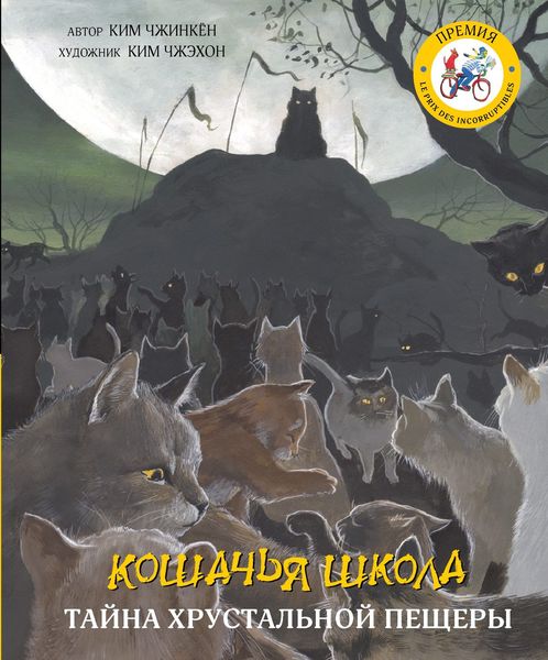 Обложка книги  «Кошачья школа. Тайна хрустальной пещеры»