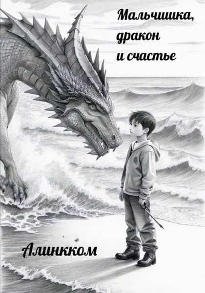 Обложка книги  «Мальчишка, дракон и счастье»