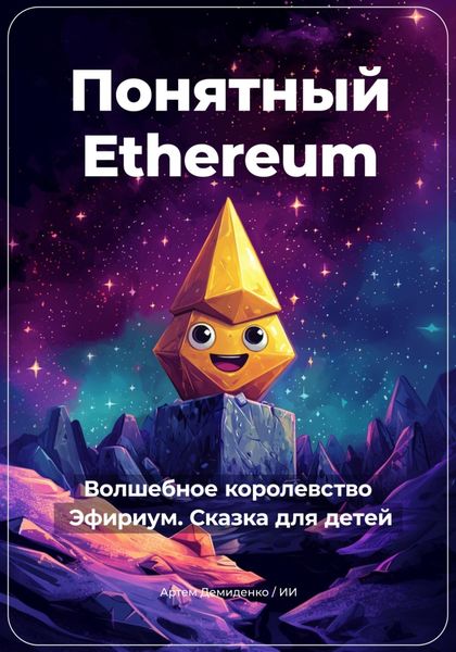 Обложка книги  «Понятный Ethereum. Волшебное королевство Эфириум. Сказка для детей»