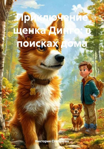 Обложка книги  «Приключение щенка Динго: в поисках дома»