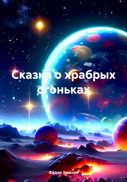 Обложка книги  «Сказка о храбрых огоньках»
