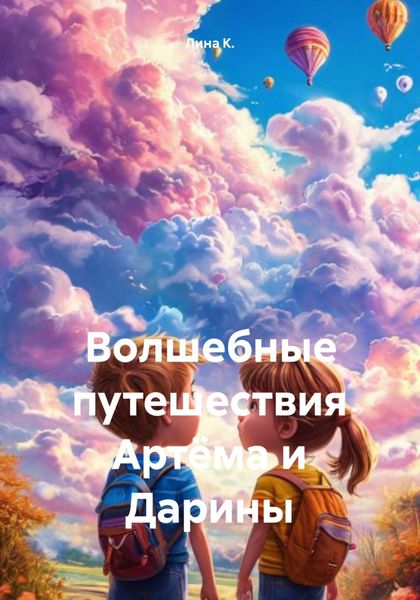 Обложка книги  «Волшебные путешествия Артёма и Дарины»