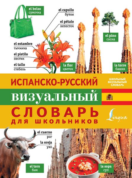 Обложка книги  «Испанско-русский визуальный словарь для школьников»