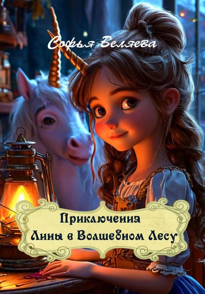 Обложка книги «Приключения Лины в Волшебном ЛесУ»