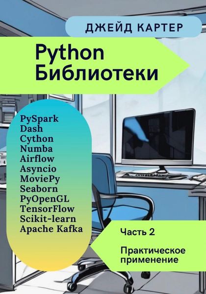 Обложка книги  «Библиотеки Python Часть 2. Практическое применение»