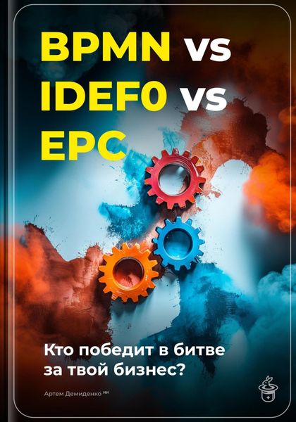 Обложка книги  «BPMN vs IDEF0 vs EPC: Кто победит в битве за твой бизнес?»