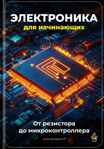 Обложка книги  «Электроника для начинающих: От резистора до микроконтроллера»